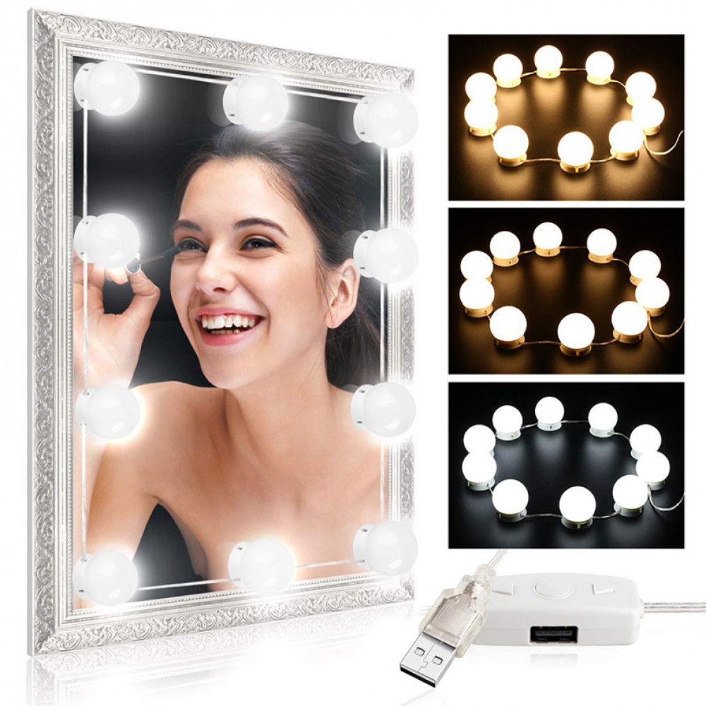 10 Bulb LED Vanity Mirror Lights