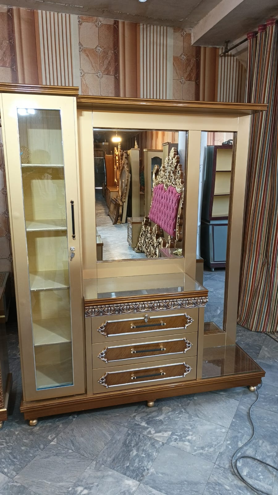 Gold-Tone Mirror and Display Dressing Unit — additional view from the supplied Priceless collection