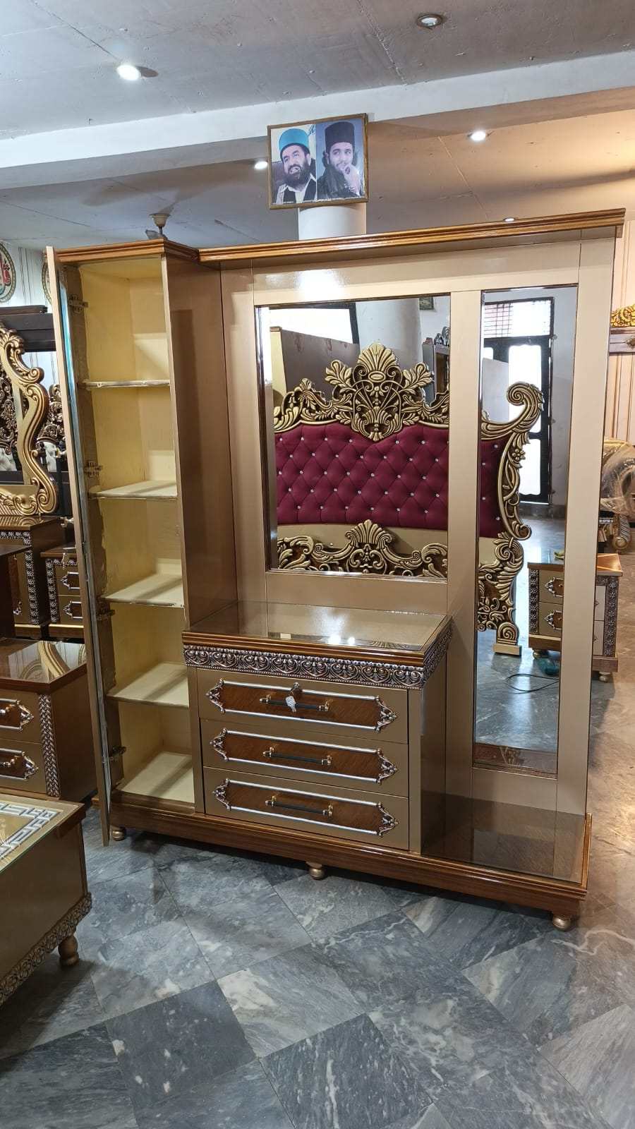 Gold-Tone Mirror and Display Dressing Unit — additional view from the supplied Priceless collection