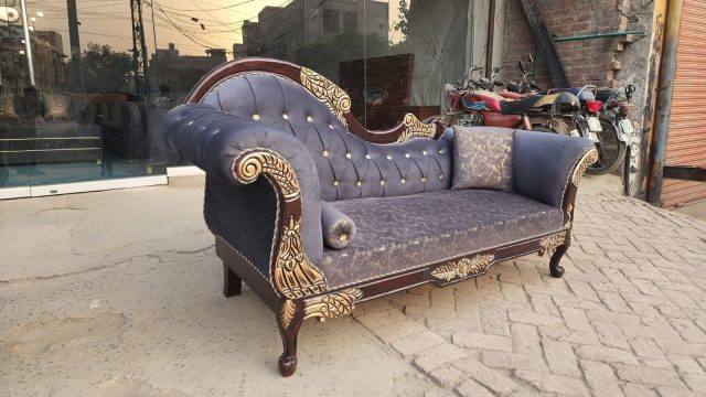 Mauve Scroll-Arm Accent Sofa — main view from the supplied Priceless collection