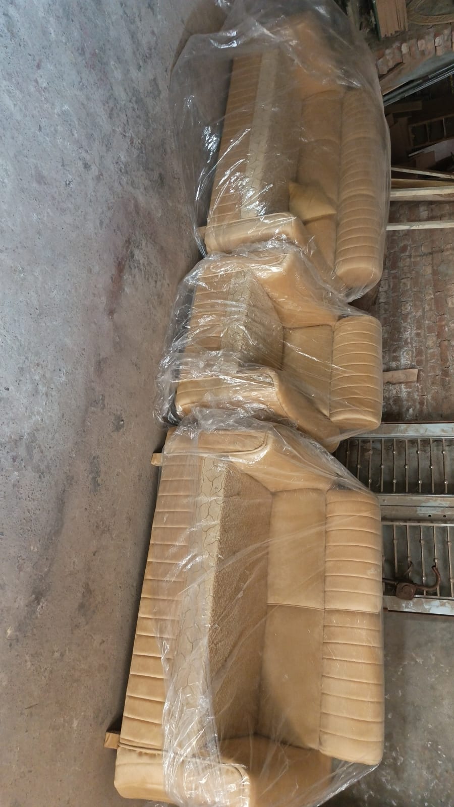 Beige Channel-Back Sofa — additional view from the supplied Priceless collection